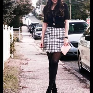 🚫SOLD🚫 NWT H&M Chanel Style blue tweed skirt